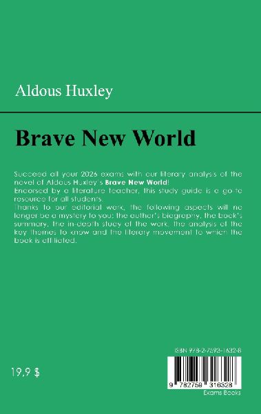 Succeed all your 2026 exams: Analysis of the novel of Aldous Huxley's Brave New World