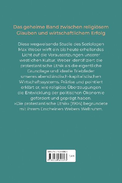Die protestantische Ethik und der Geist des Kapitalismus
