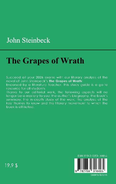Succeed all your 2026 exams: Analysis of the novel of John Steinbeck's The Grapes of Wrath