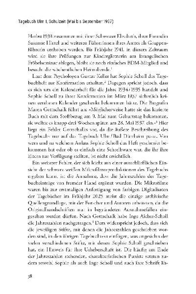 Sophie Scholl. Eine Kostbarkeit für immer