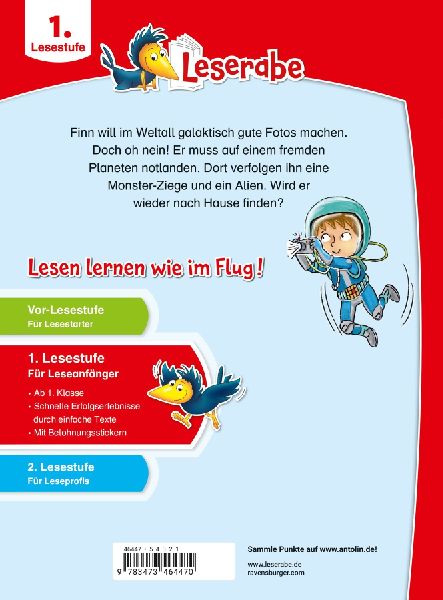 Leserabe 1. Lesestufe - Verirrt im Weltall