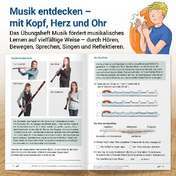Das Übungsheft Musik 3/4