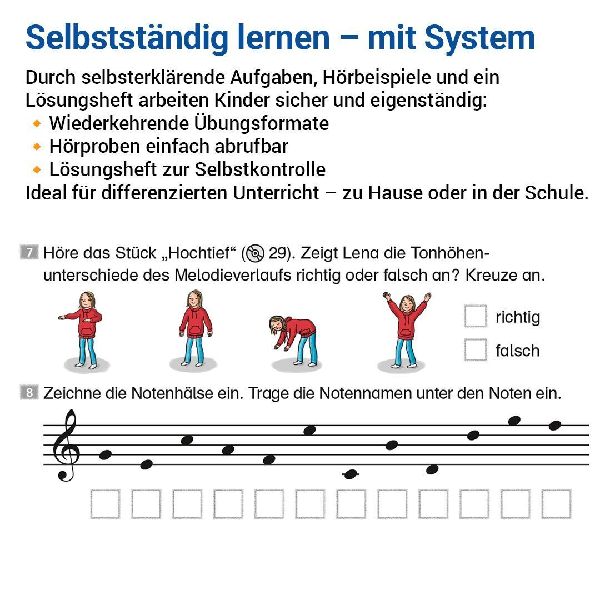 Das Übungsheft Musik 3/4