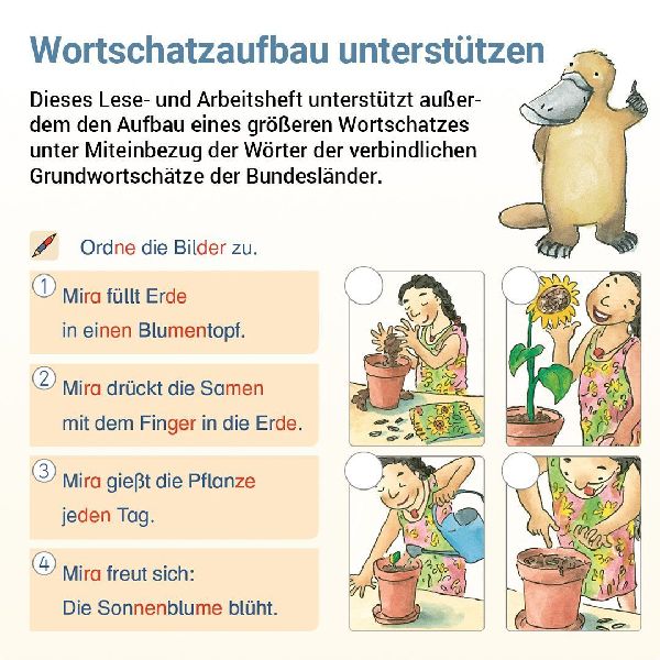 Lesen mit Rico Schnabel, Heft 4: Vom Satz zum Text - silbierte Ausgabe
