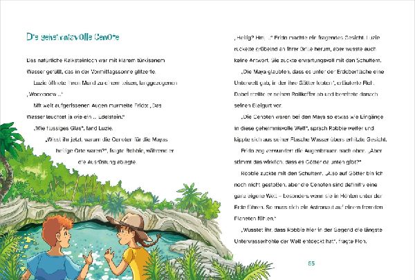 WAS IST WAS. Dr. Floh taucht ab. Der Schatz der Cenote. Ein Tauchabenteuer