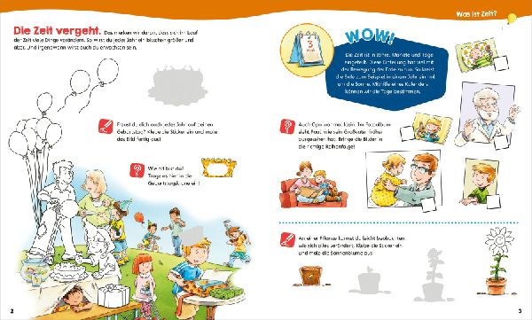 WAS IST WAS Junior Mitmach-Heft Uhr und Zeit verstehen
