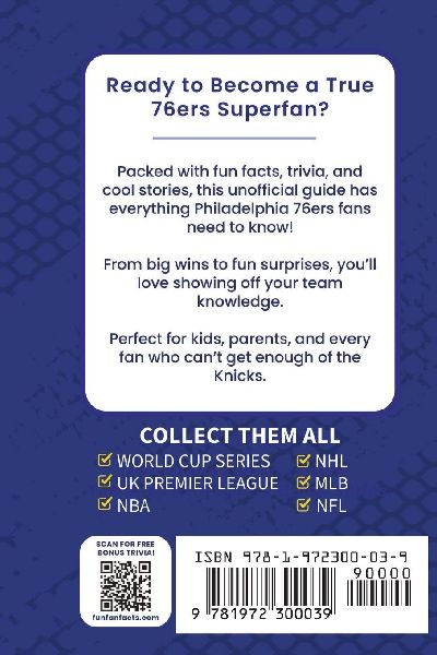 Philadelphia 76ers Basketball Book for Kids