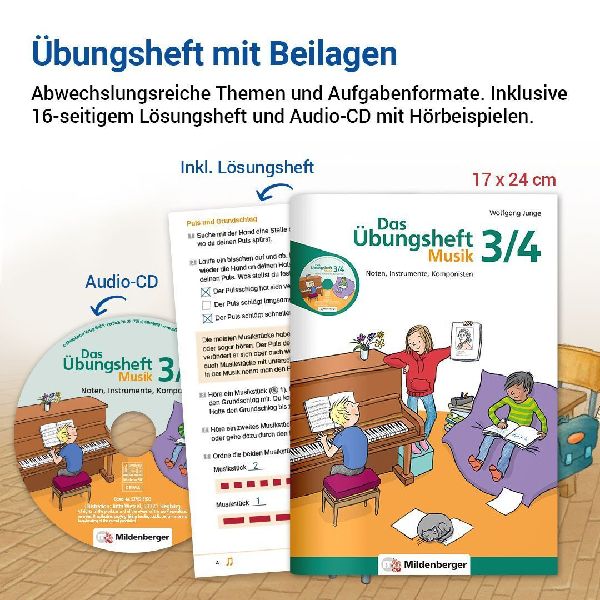 Das Übungsheft Musik 3/4