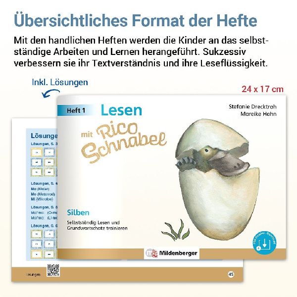 Lesen mit Rico Schnabel, Heft 1: Silben