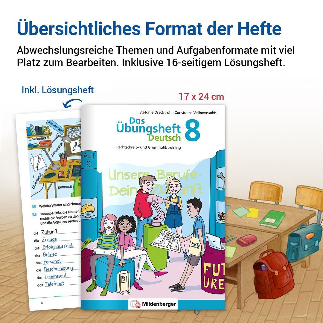 Das Übungsheft Deutsch 8