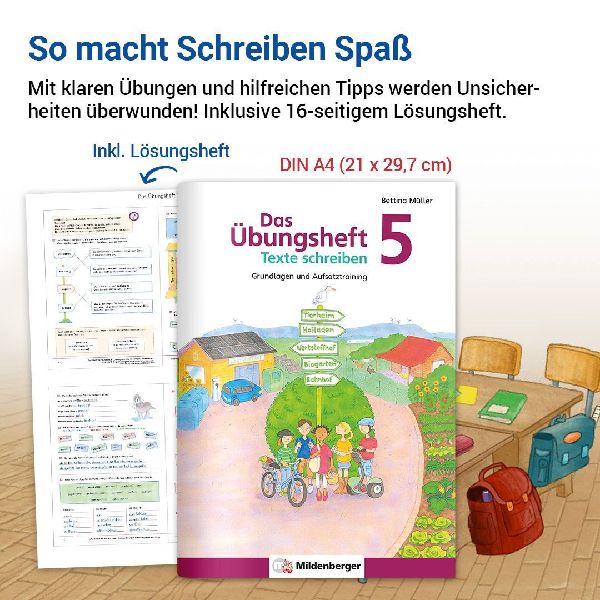 Das Übungsheft Texte schreiben 5