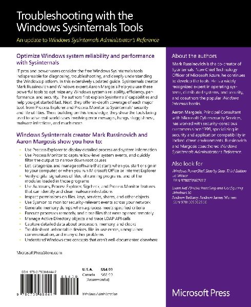 Troubleshooting with the Windows Sysinternals Tools - Michaelsbund