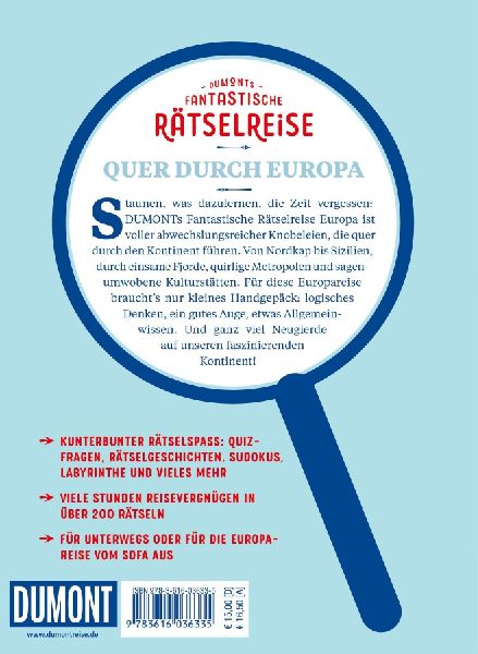 DUMONTs Fantastische Rätselreise Quer durch Europa