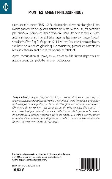 Mon testament philosophique
