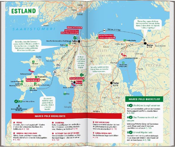MARCO POLO Reiseführer Baltikum, Estland, Lettland, Litauen
