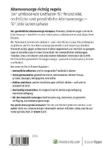 Altersvorsorge richtig regeln