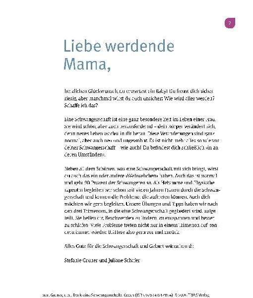 Der kleine Schwangerschafts-Coach