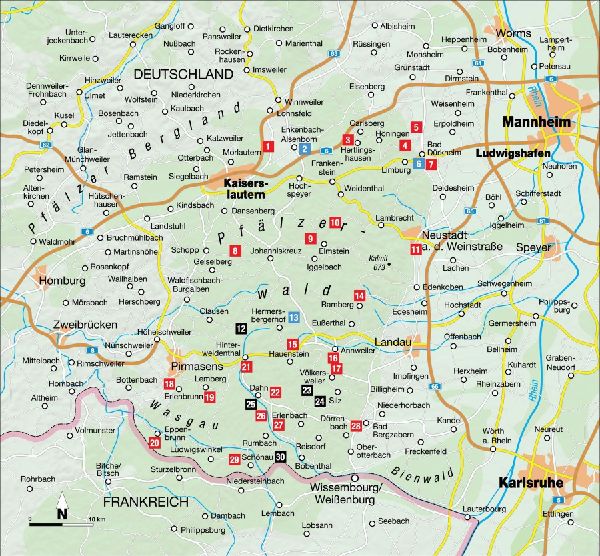 Der Weg ist das Ziel Pfälzerwald