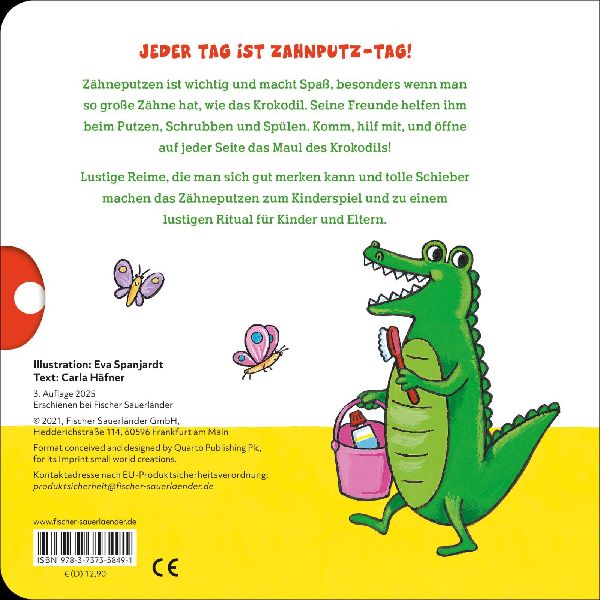Auch Krokodile wollen Zähneputzen