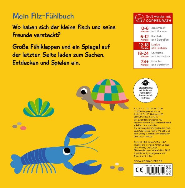 Mein Filz-Fühlbuch: Kuckuck, kleiner Fisch!