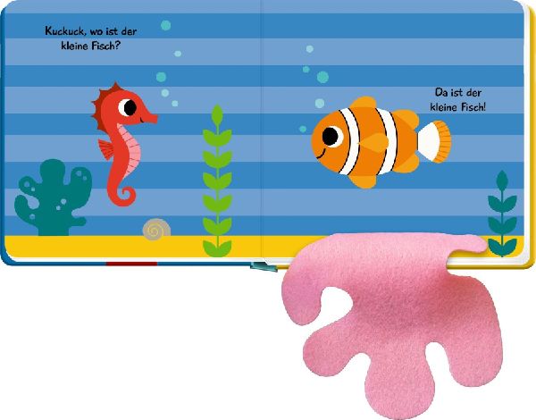 Mein Filz-Fühlbuch: Kuckuck, kleiner Fisch!