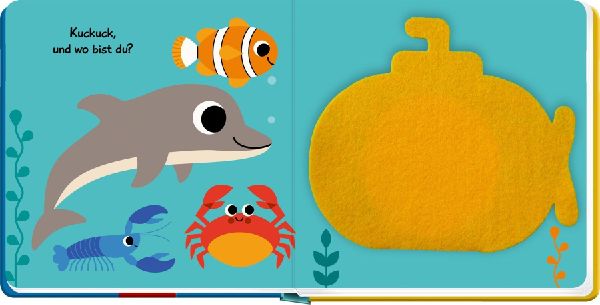 Mein Filz-Fühlbuch: Kuckuck, kleiner Fisch!