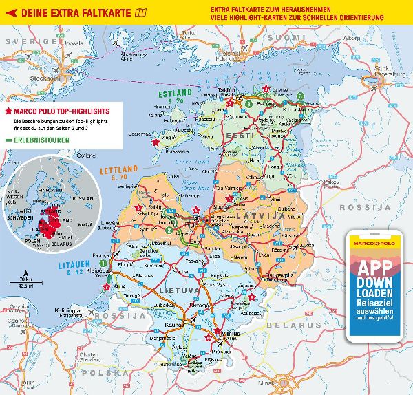 MARCO POLO Reiseführer Baltikum, Estland, Lettland, Litauen