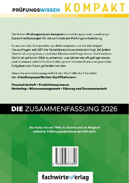 Industriefachwirte: Die Zusammenfassung