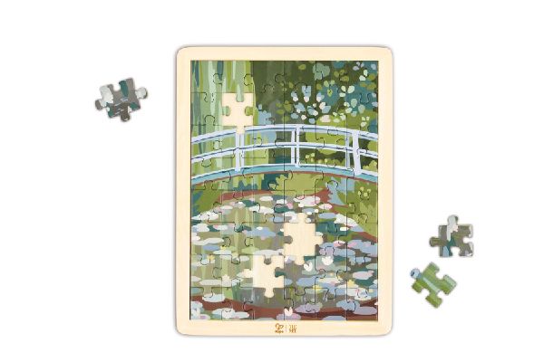 The Met: Puzzle "Brücke über dem Seerosenteich" - 48 Teile