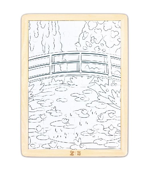 The Met: Puzzle "Brücke über dem Seerosenteich" - 48 Teile