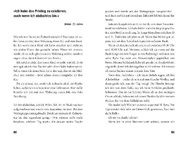 Wie Treibholz auf Asphalt - Junge Menschen erzählen von ihrem Leben auf der Straße