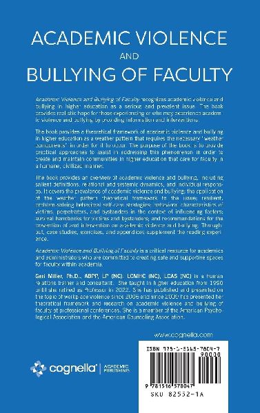 Academic Violence and Bullying of Faculty