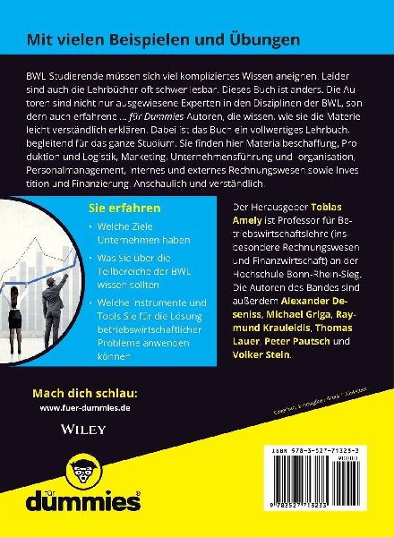 BWL für Dummies. Das Lehrbuch