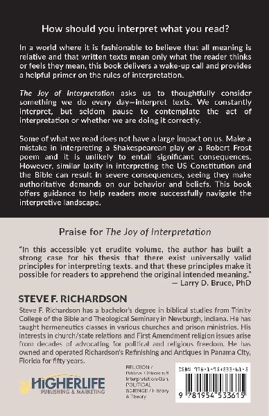 The Joy of Interpretation and the Misery