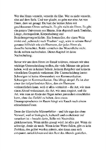 WIE MAN SEINE EHEFRAU NICHT LOSWIRD?!