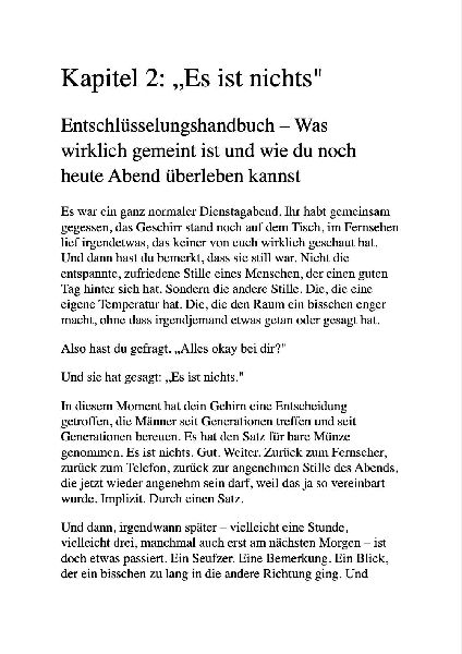 WIE MAN SEINE EHEFRAU NICHT LOSWIRD?!