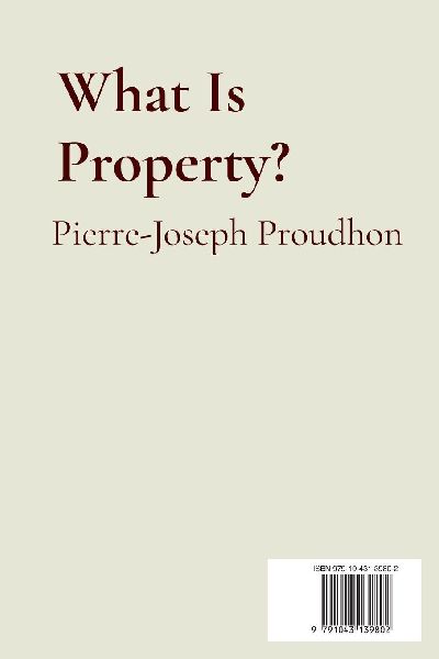 What Is Property?
