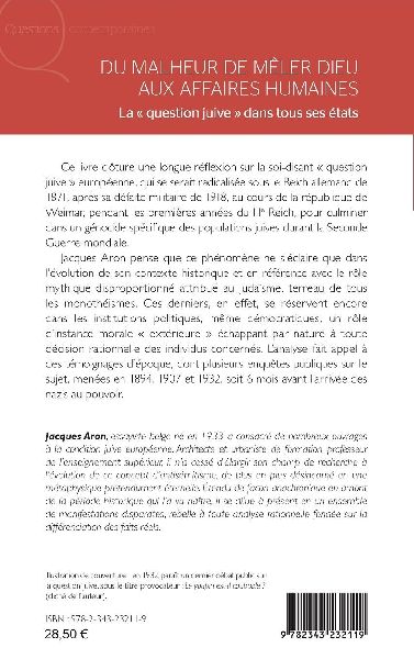 Du malheur de mêler Dieu aux affaires humaines