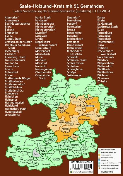 Wappen, Flaggen und Siegel SAALE-HOLZLAND KREIS - Ein Lexikon - Ausgabe 2026