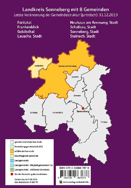 Wappen, Flaggen und Siegel LANDKREIS SONNEBERG - Ein Lexikon - Ausgabe 2026