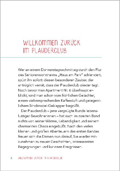 Neue Geschichten vom Plauderclub