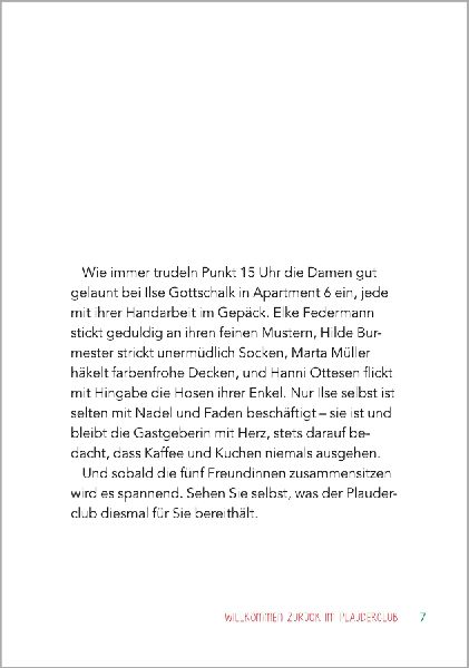 Neue Geschichten vom Plauderclub