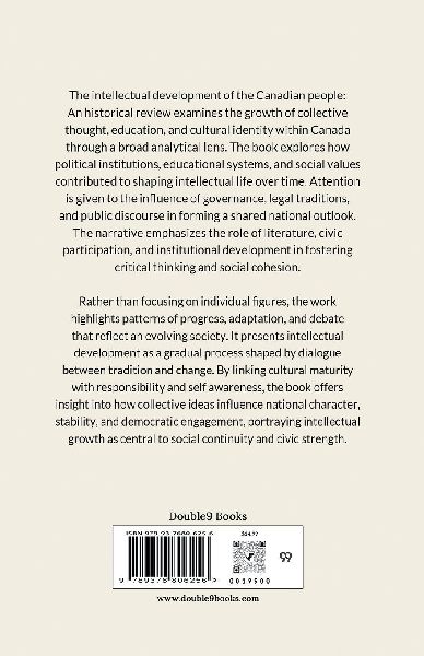 The Intellectual Development Of The Canadian People