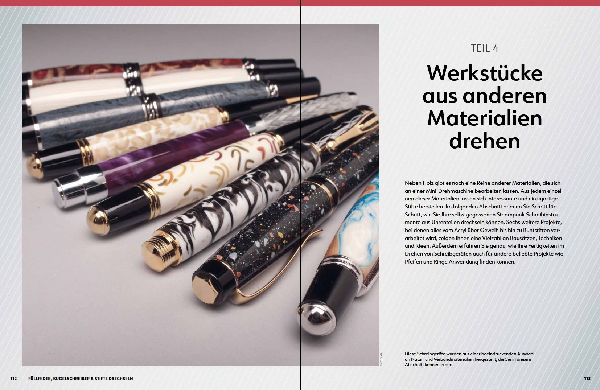 Füllfeder, Kugelschreiber & Stifte drechseln