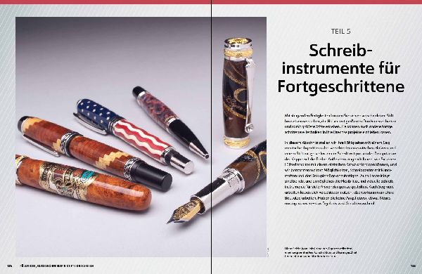 Füllfeder, Kugelschreiber & Stifte drechseln