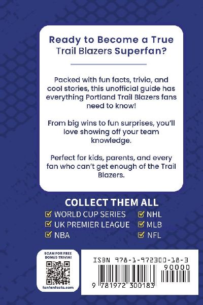 Portland Trail Blazers Basketball Book for Kids