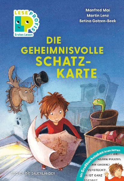 Leseprofis - Großbuchstaben: Die geheimnisvolle Schatzkarte, ...