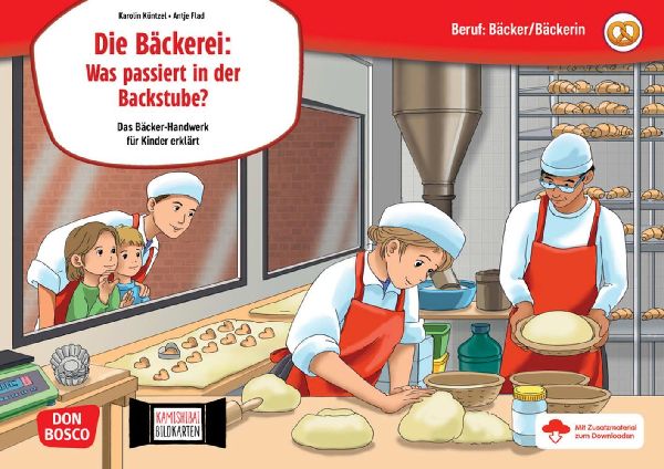 Die Bäckerei: Was passiert in der Backstube? Kamishibai Bildk...