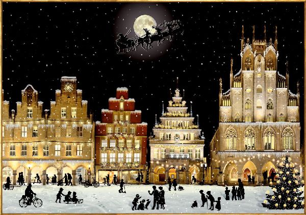 Puzzle - Nostalgisches Stadtpanorama - 1000 Teile