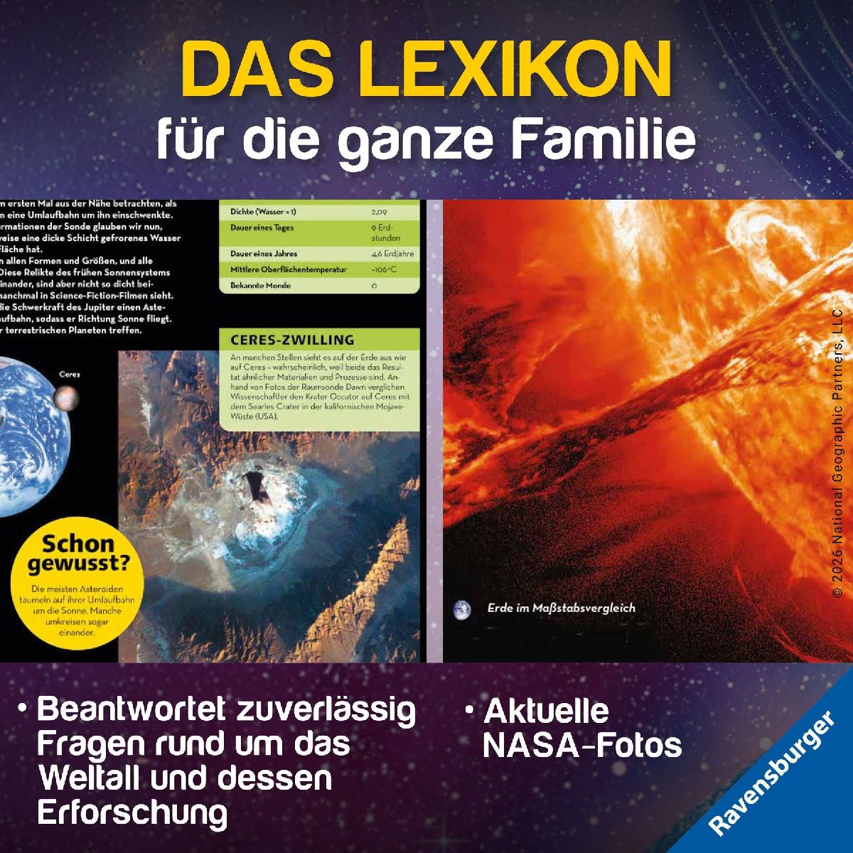 National Geographic Kids - Lexikon des Weltalls; ein visuell spektakuläres Nachschlagewerk zu Astronomie und Raumfahrt für Kinder ab 8